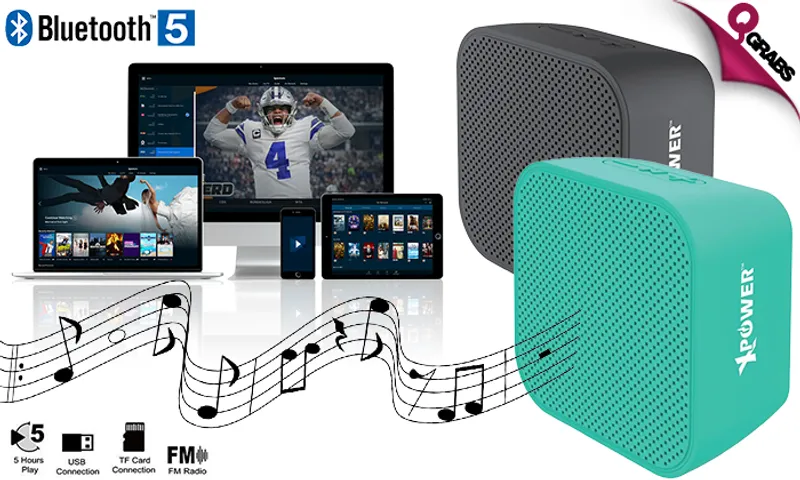 XPower MBS1 Bluetooth 5.0 Speaker!